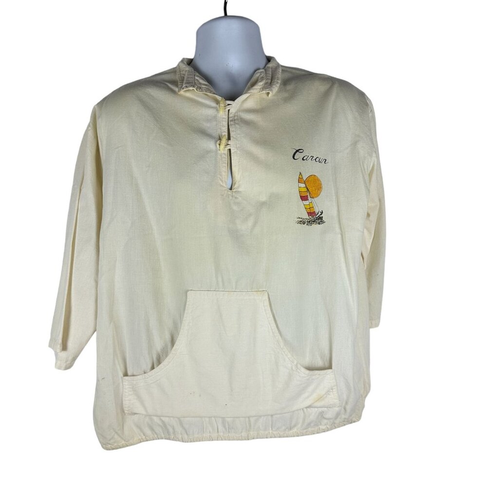 G Brothers Mens Vintage Cancun Pullover Hoodie G Brothers Size 42
